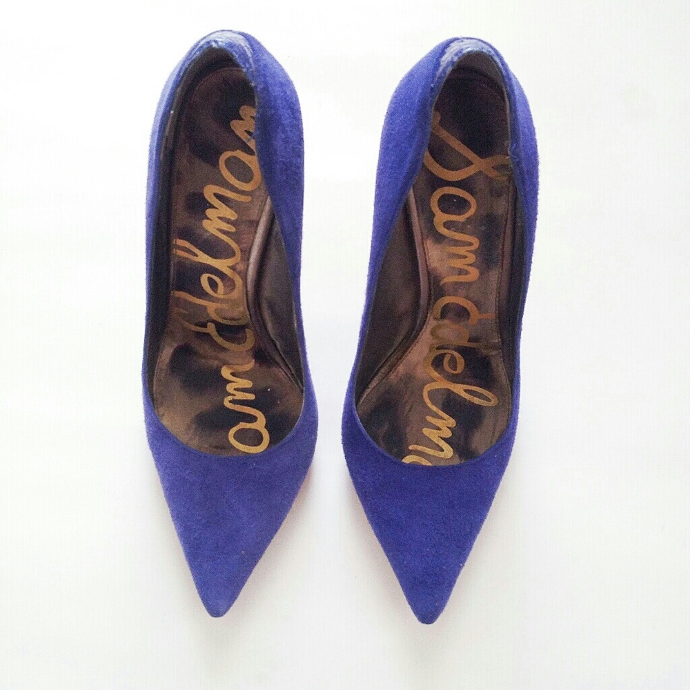 Sam Edelman Danielle Suede Pointed-Toe Pump Size 7